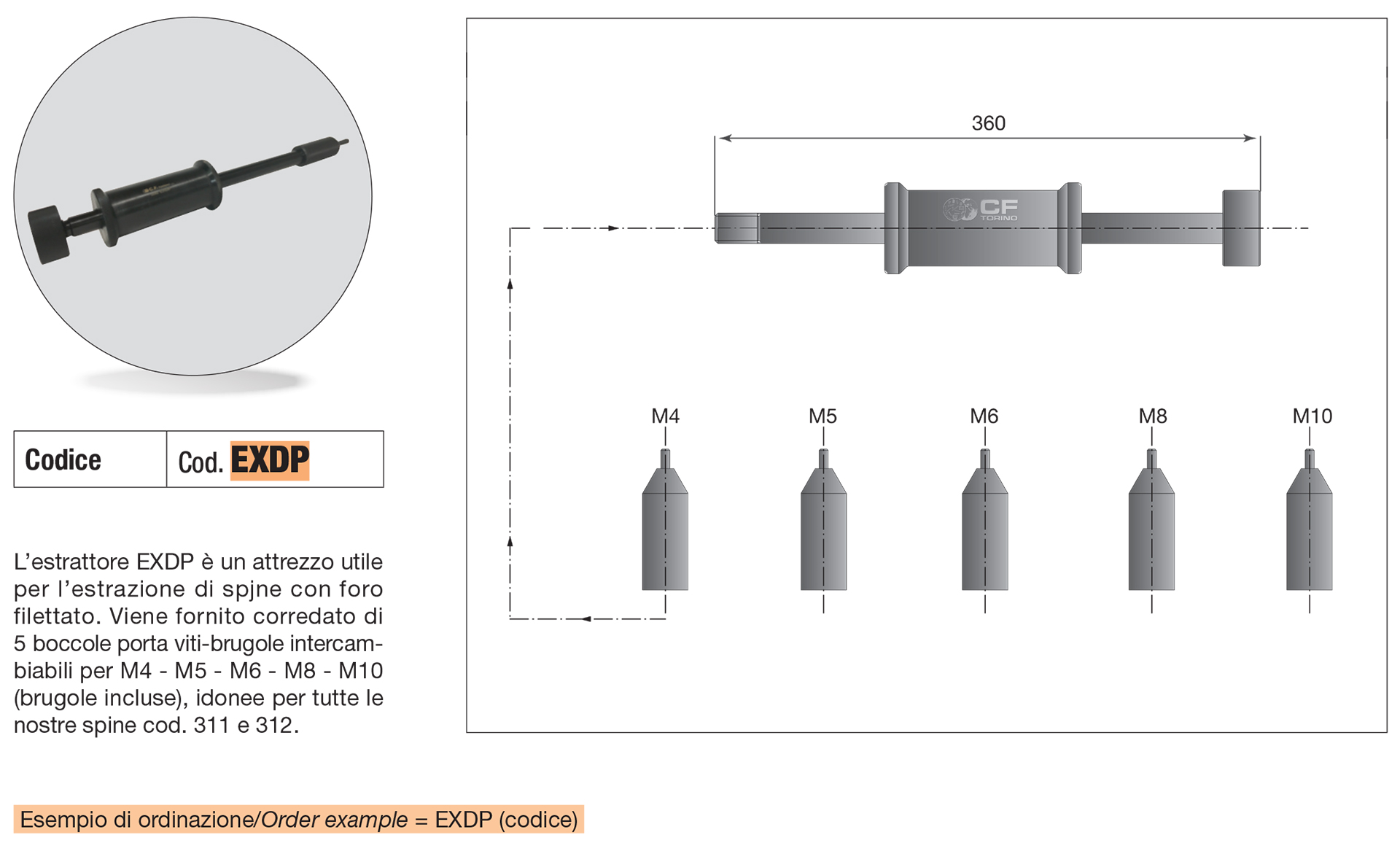 Tapped Dowel Pin Extractor