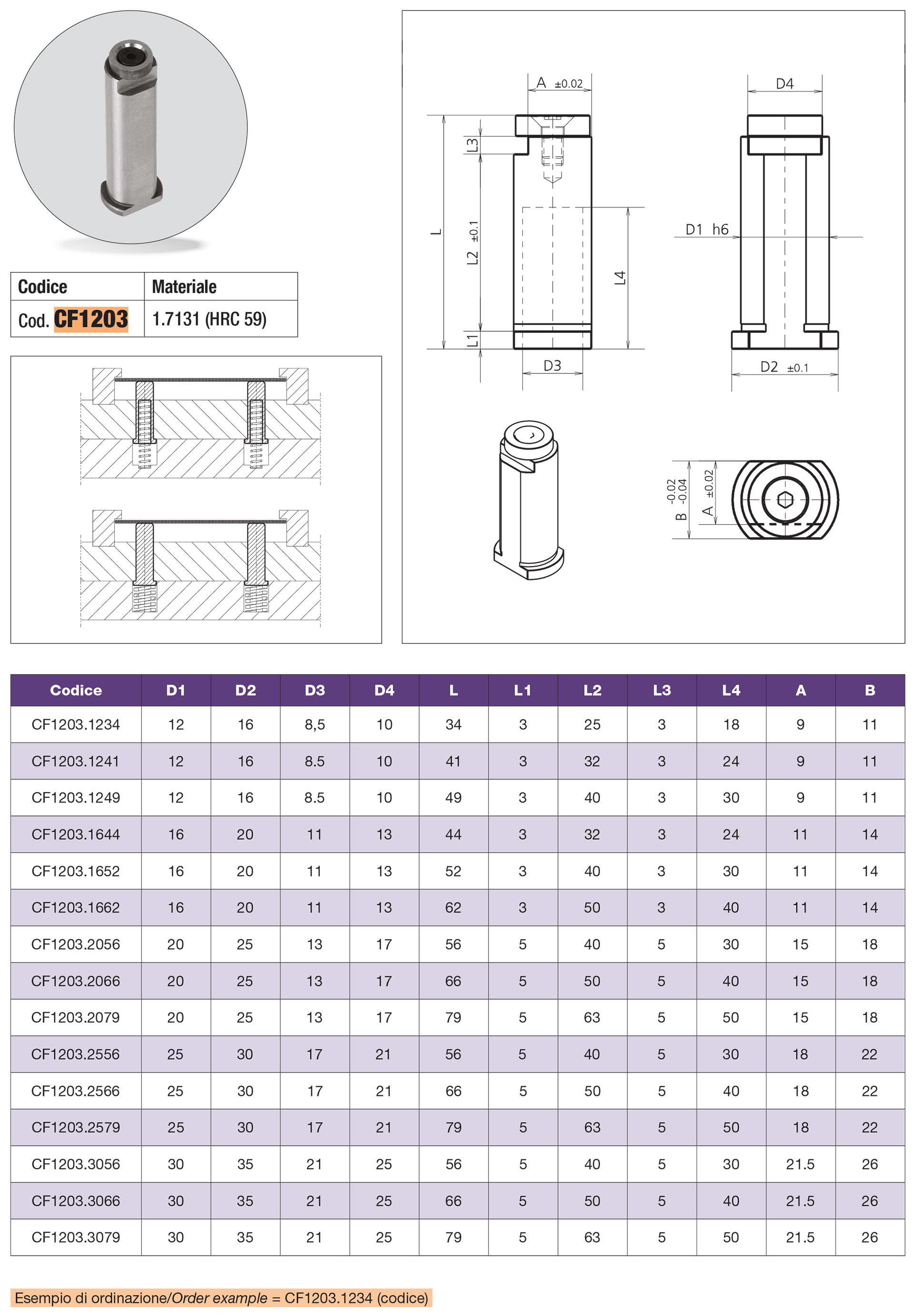 Lifters-metal strip guide with antirotation system