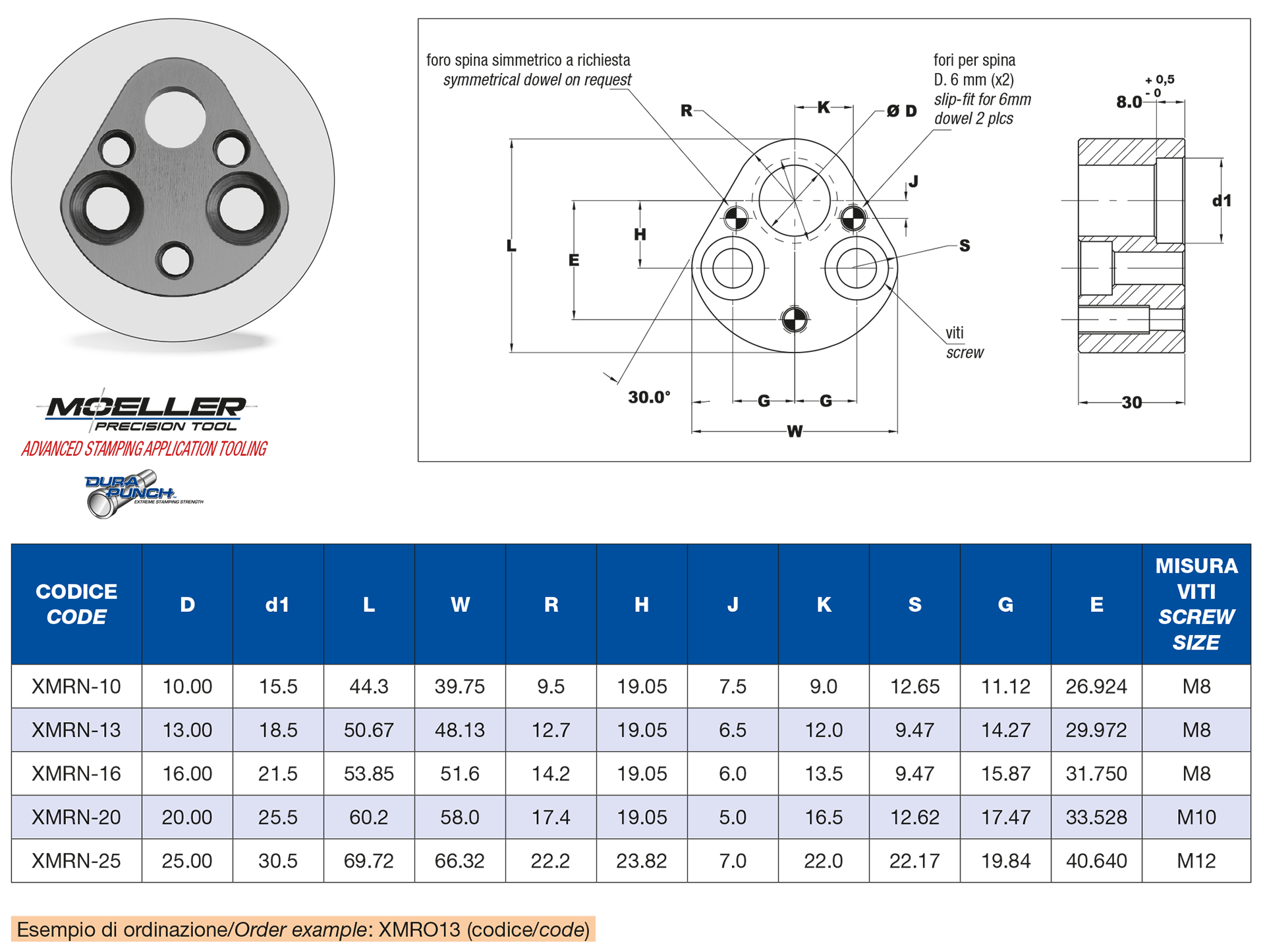 Portapunzoni per DURA PUNCH