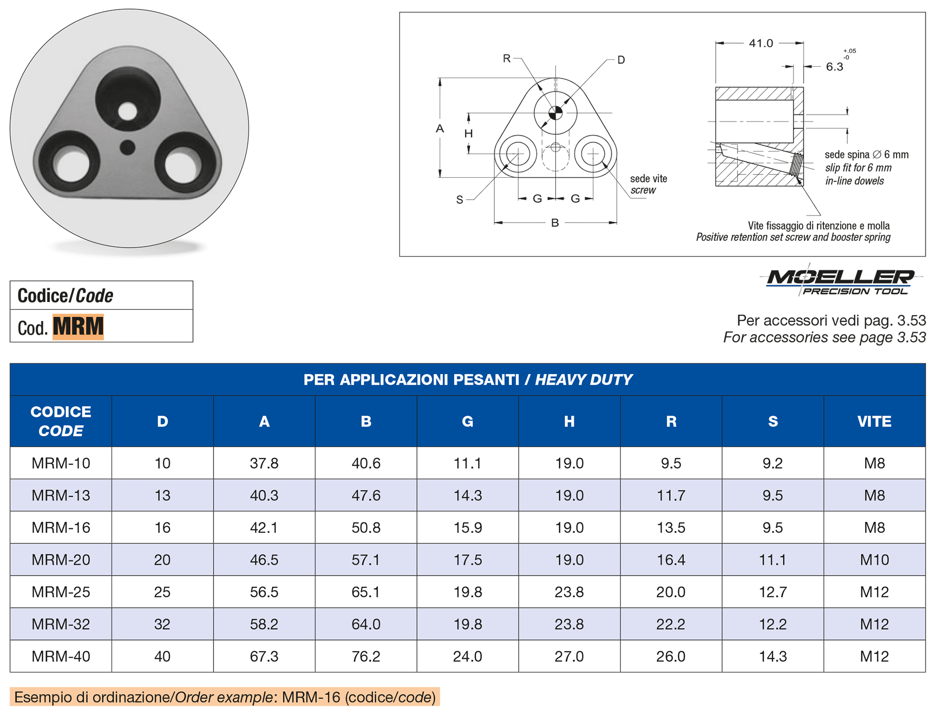 Portapunzoni Innesto Rapido
