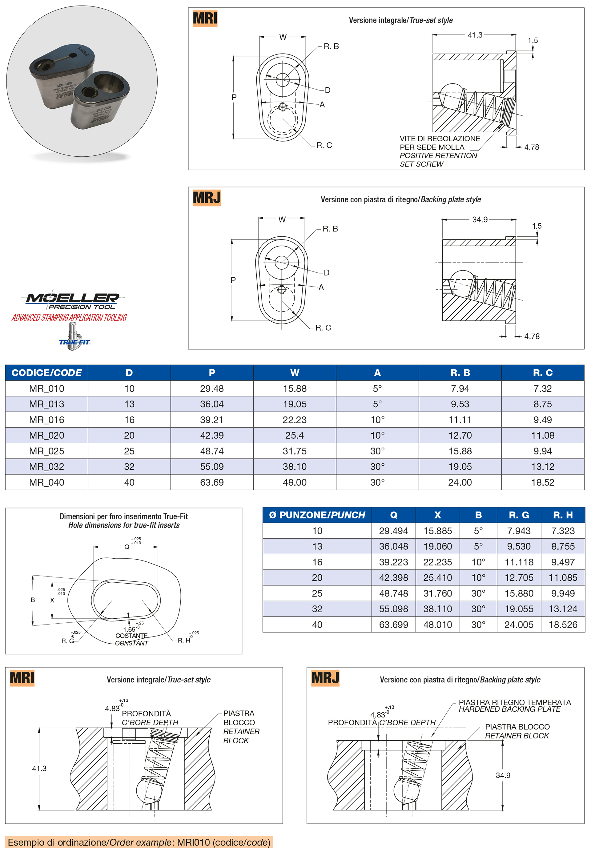 Portapunzone True-Fit