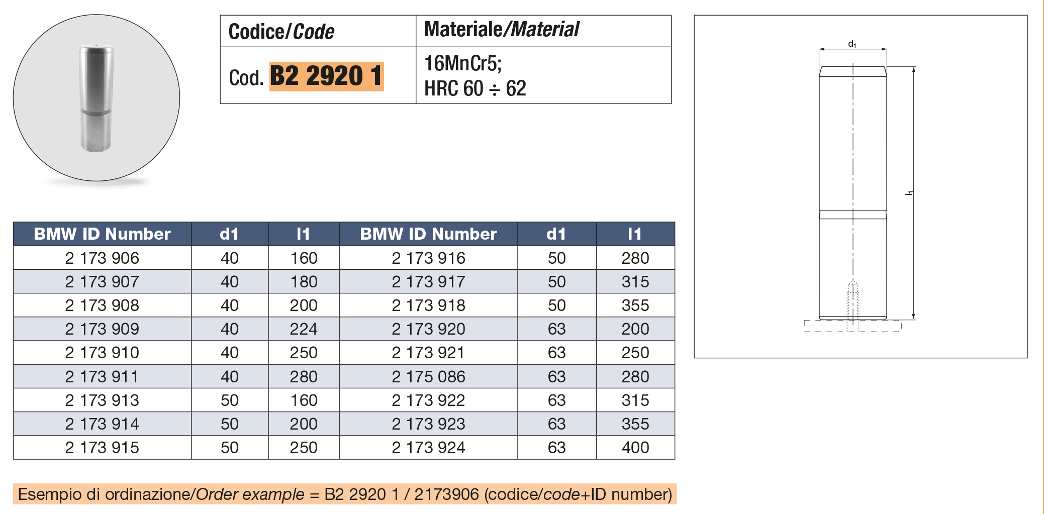 Guide post with thread in pin base