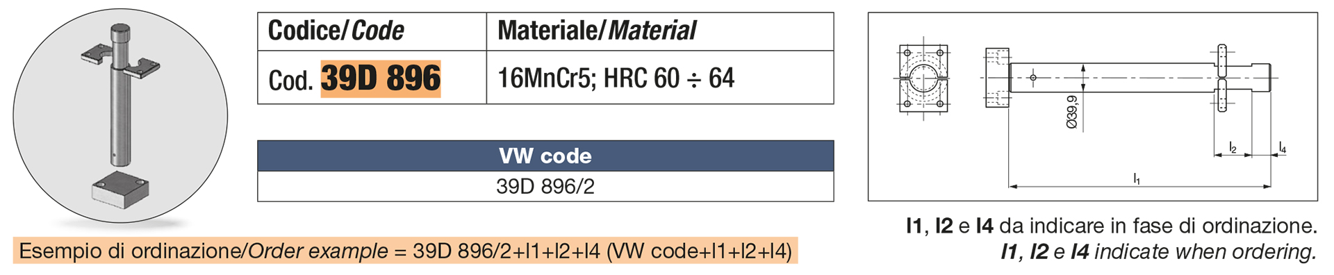 Compensation pin group