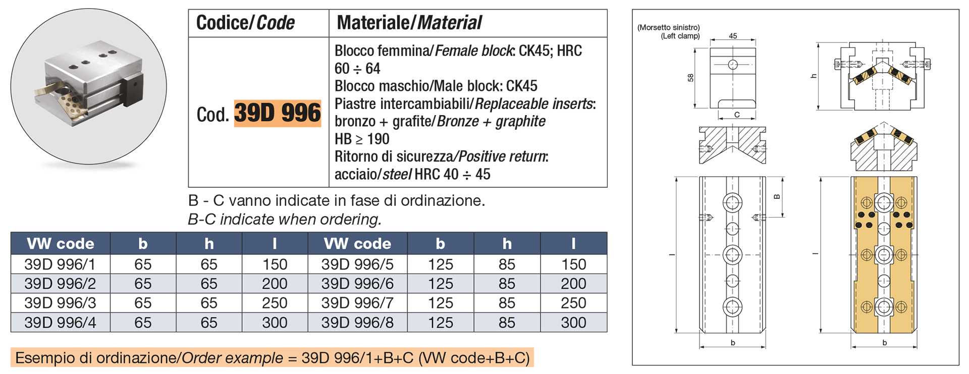 “V” driver sets with replaceable inserts with positive return